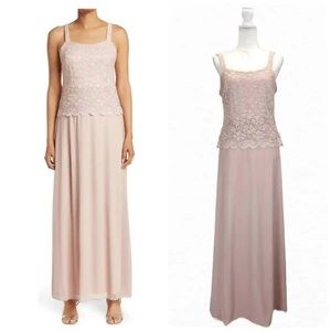 NWOT Marina Mother of the Bride Lace Gown Size 4